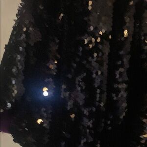 Black Sequin Dress